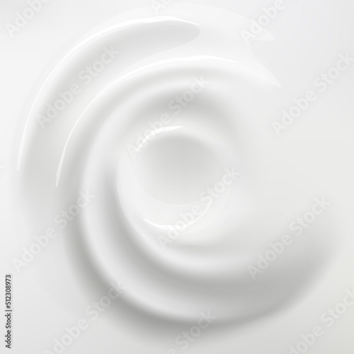 Photographie White cream background
