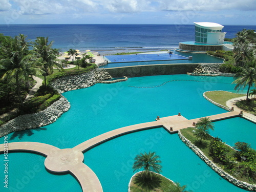 pool in the resort