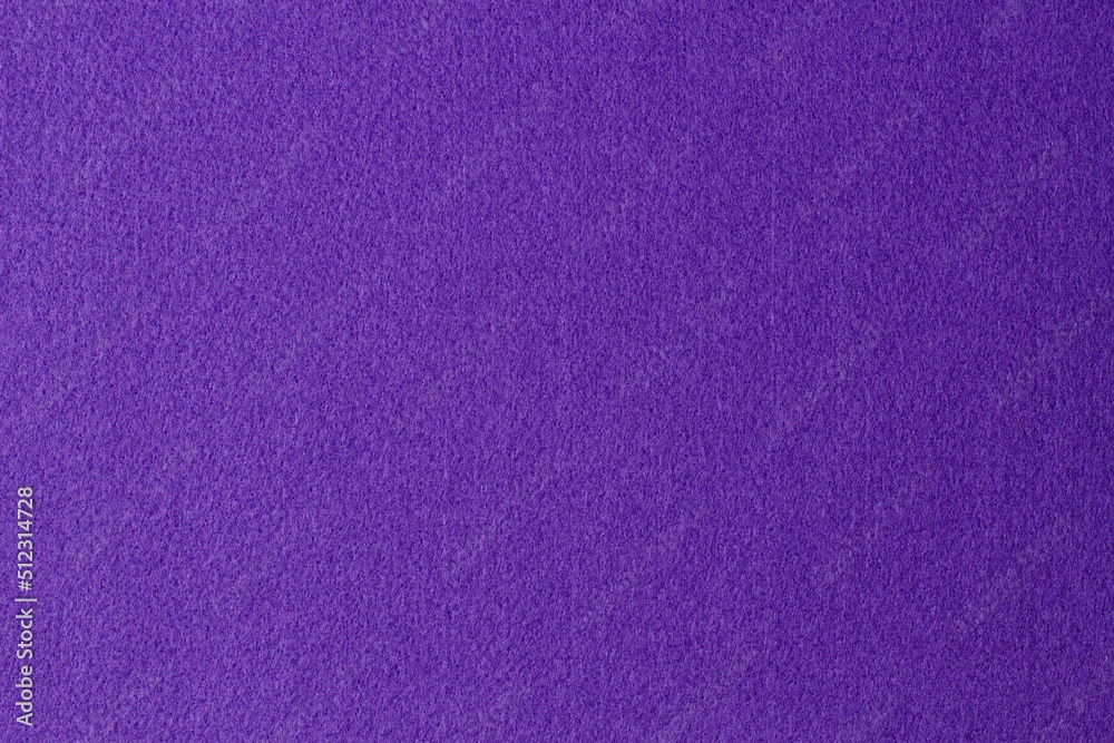 Purple violet color felt textile fabric texture background Stock Photo