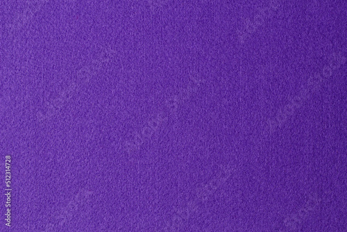 Purple violet color felt textile fabric texture background photo