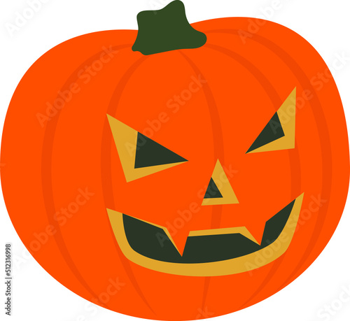 two sharp teeth halloween pumpkin carving