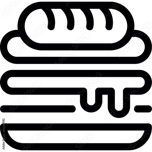 Cuban Sandwich Icon