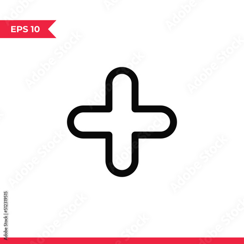 Pharmacy icon vector. Medical sign