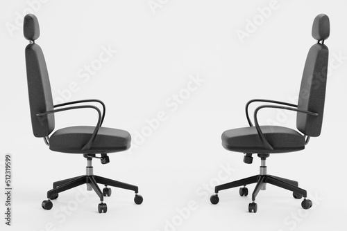 Realistic 3D Render of Office Chair