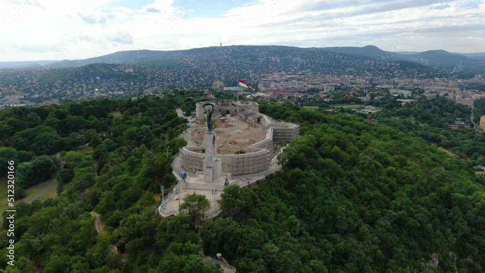 Citadella, fortification located on the top of Gellert Hill in Budapest, Hungary Citadella, fortification located on the top of Gellert Hill in Budapest, Hungary