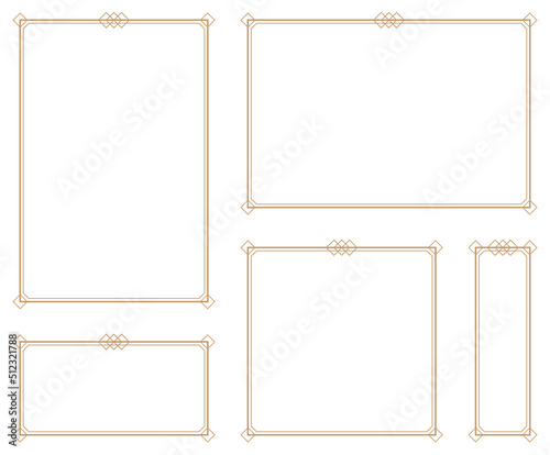 Decorative frame.A frame that gave a change in size to the same design.Good frame for a4 size paper.Certificate frame.