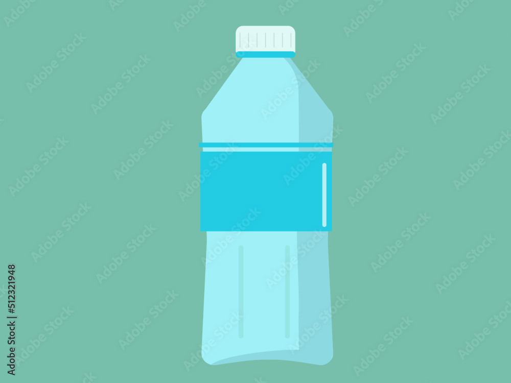 Water bottle icon. Hydration. Vector illustration Water bottle icon. Hydration. Vector illustration