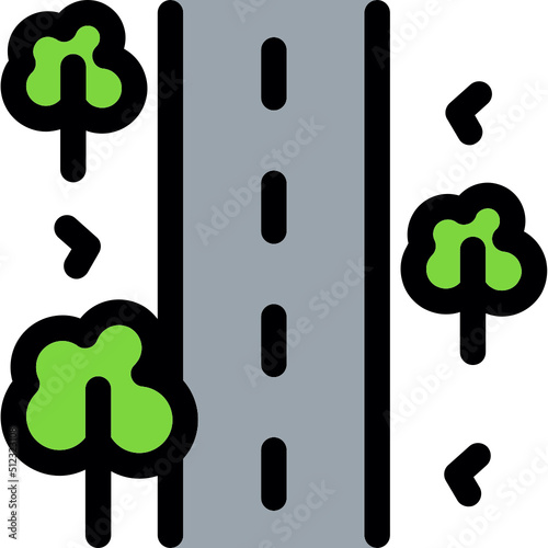 Unsealed Road Icon