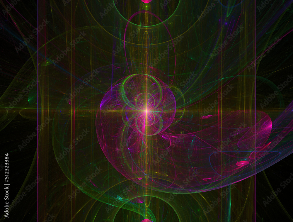 Obraz premium Imaginatory fractal abstract background Image
