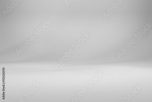3D rendering Empty background, gray studio background, Limbo background