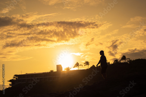 silhouette of a person