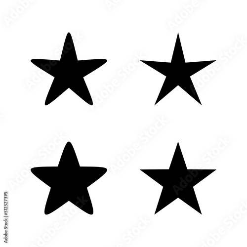 Star icon vector. rating sign and symbol. favourite star icon
