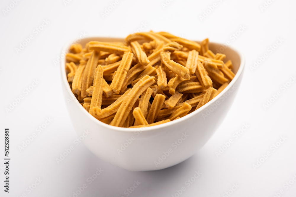 Salted Soya Sticks Indian namkeen food Salted Soya Sticks Indian namkeen food