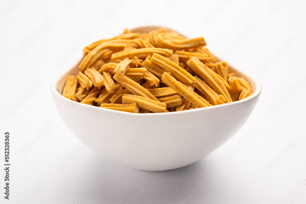 Salted Soya Sticks Indian namkeen food Salted Soya Sticks Indian namkeen food