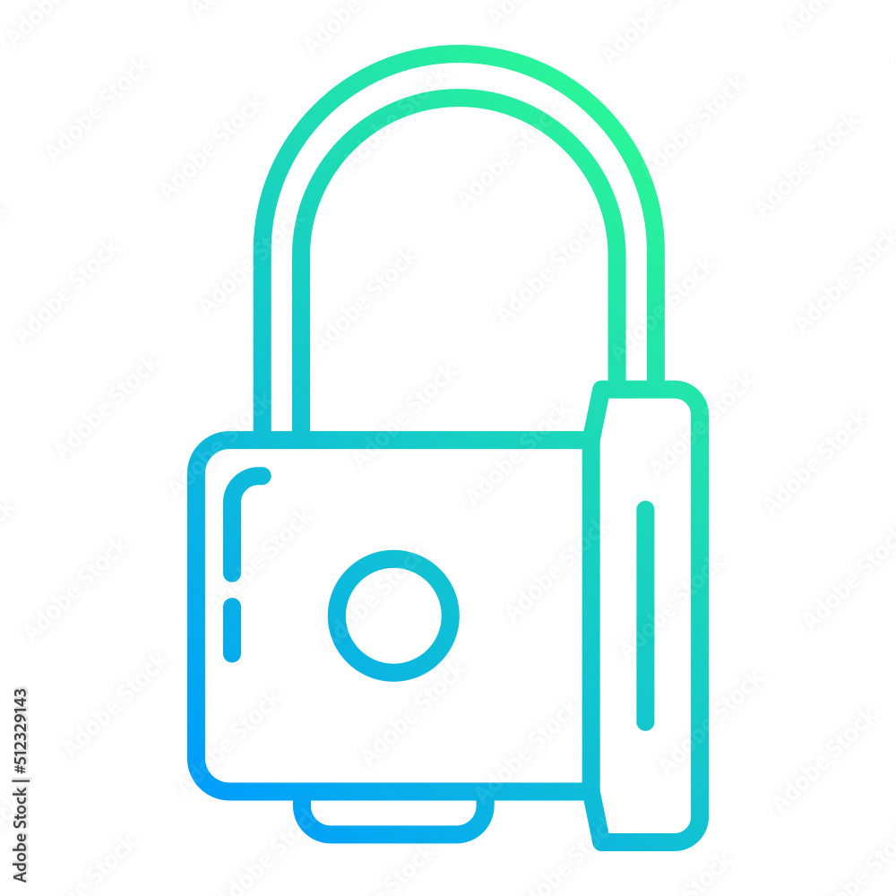 luxury padlock icon on transparent background luxury padlock icon on transparent background