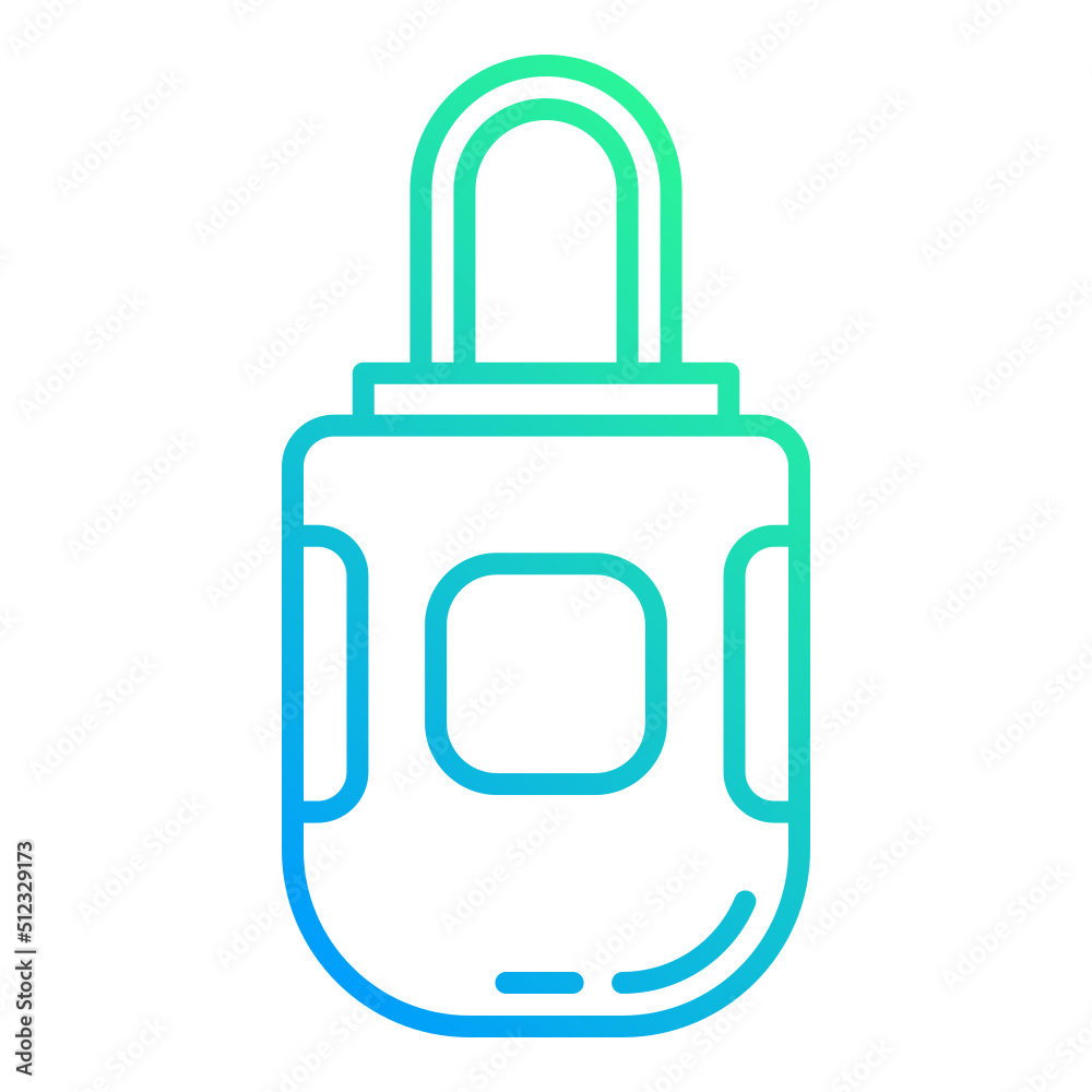 luxury padlock icon on transparent background luxury padlock icon on transparent background