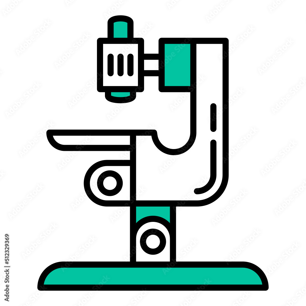 microscope icon on transparent background microscope icon on transparent background
