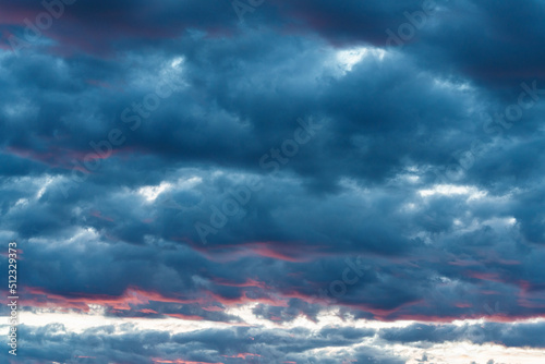 Dramatic clouds and sunset 3
