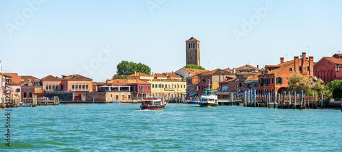 Canvas Print Cityscape of Murano island, famous for the production of artistic glass