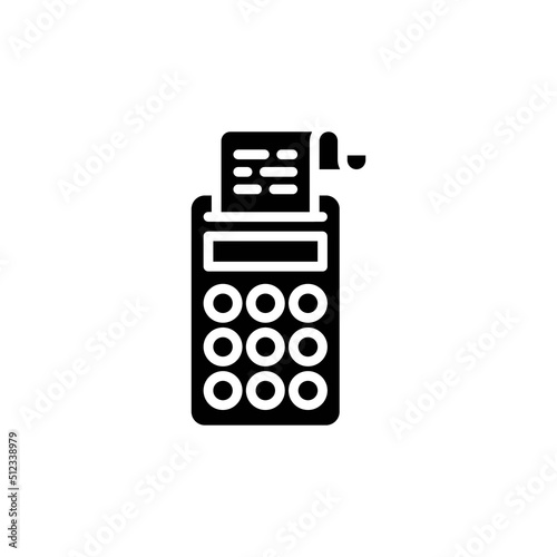 Tax Calculator icon in vector. Logotype