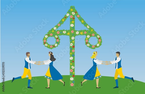 Photos Celebrating midsummer in Sweden