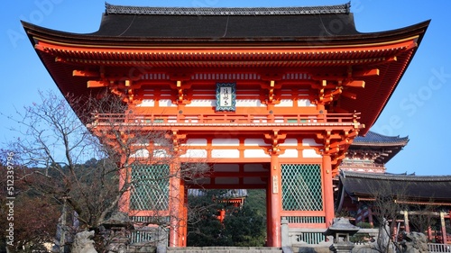 Kyoto, Japan Kiyomizu-dera gate