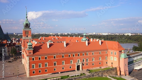 Warsaw Castle. Landmark of Poland.