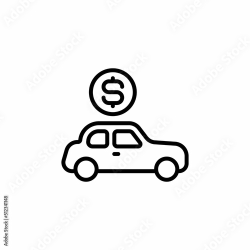 Auto Finance icon in vector. Logotype