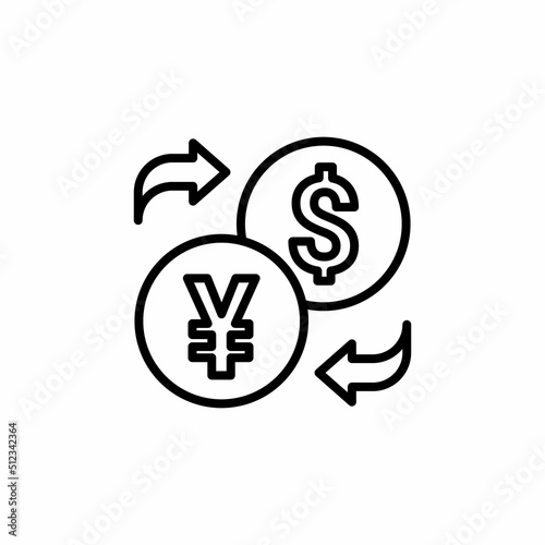 Currency Converter icon in vector. Logotype