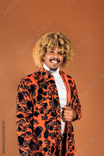 Happy Afro Man Portrait