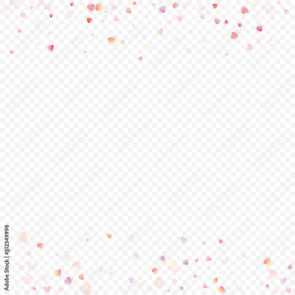 heart love vector confetti frame valentine pink heart love vector confetti frame valentine pink