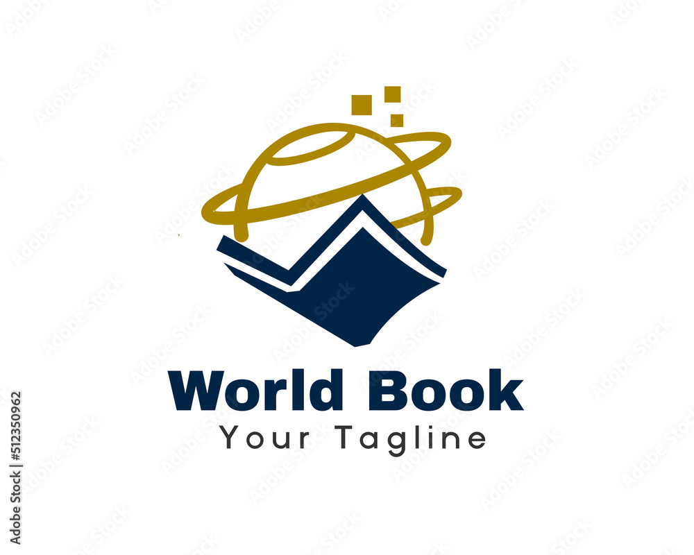 world globe earth planet book dictionary science logo icon symbol template illustration inspiration world globe earth planet book dictionary science logo icon symbol template illustration inspiration