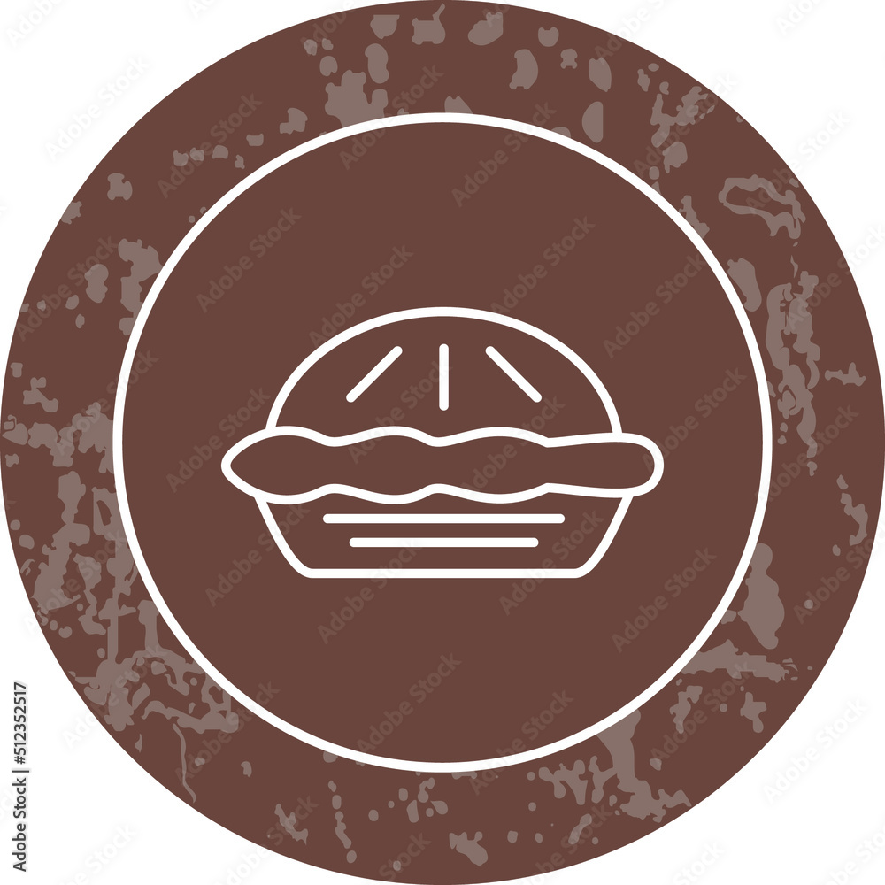 Obraz premium Unique Line Round Circle Icon