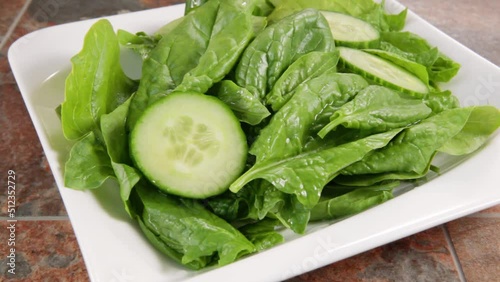 Green healthy salad.