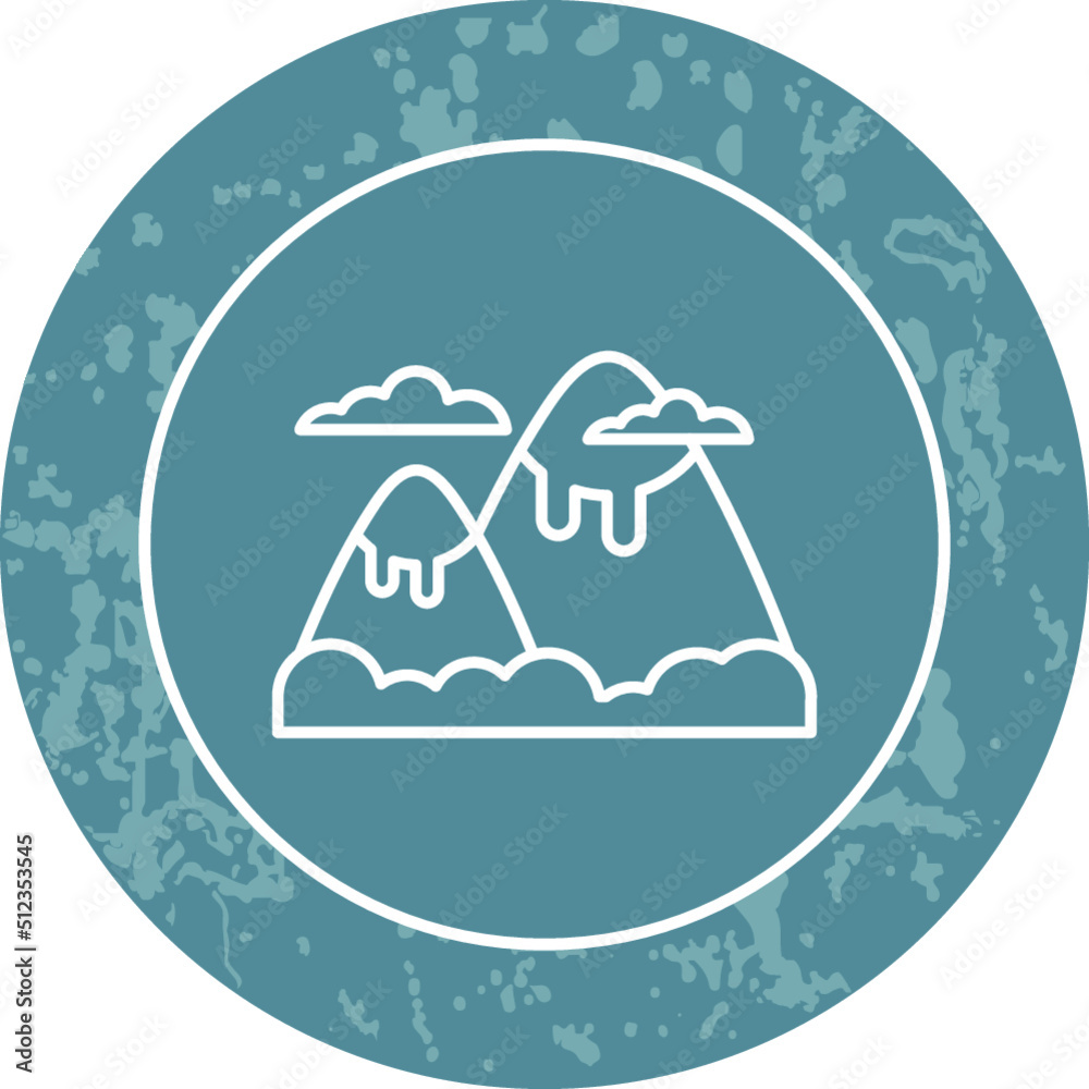 Unique Line Round Circle Icon Unique Line Round Circle Icon
