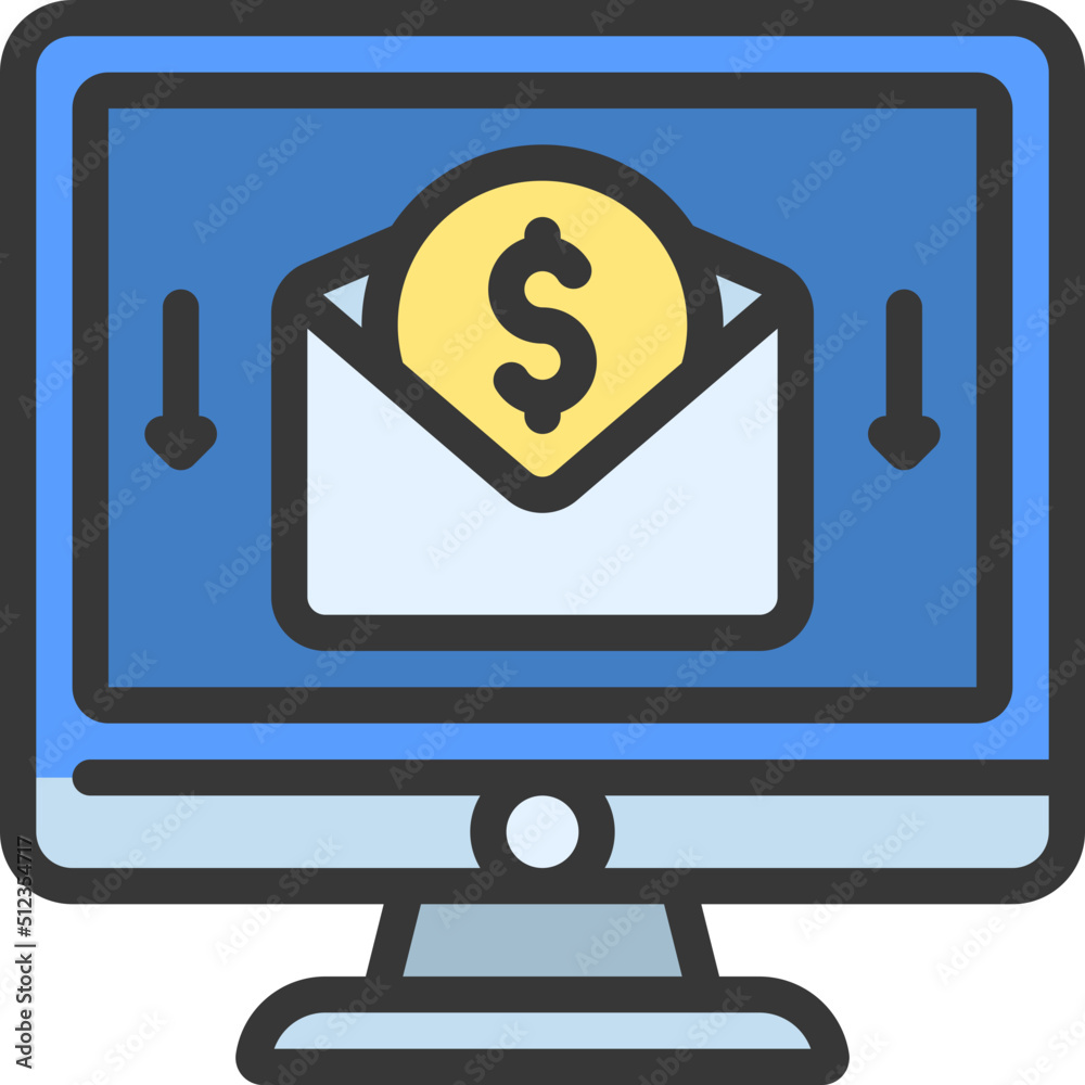 Online Money Icon Online Money Icon