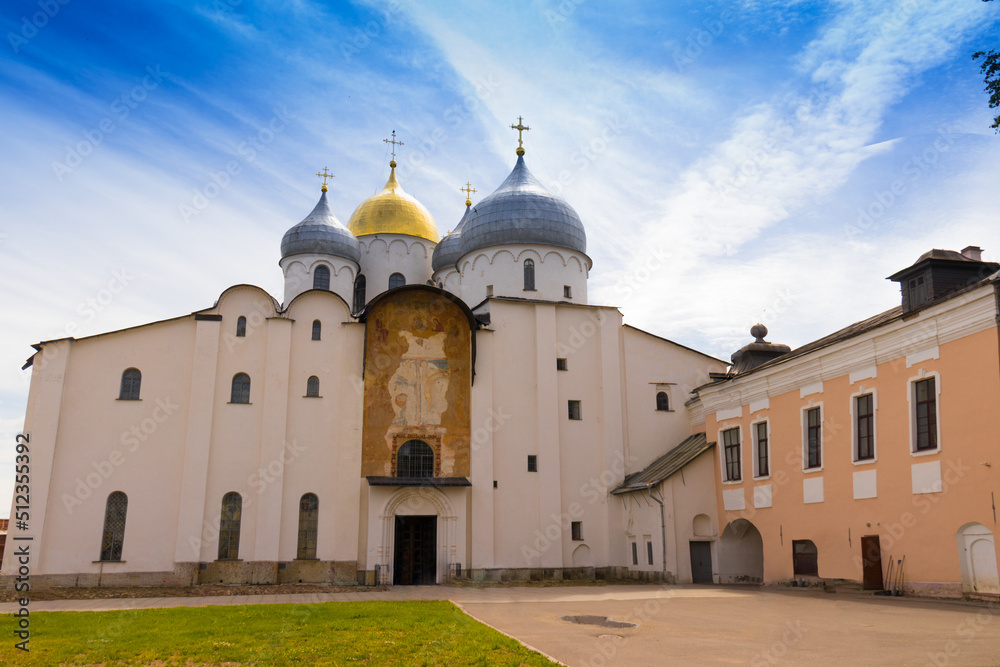 Architecture of historical places. Veliky Novgorod