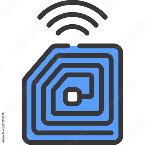 RFID Chip Icon