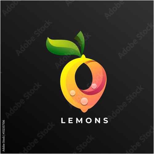 lemons colorful logo