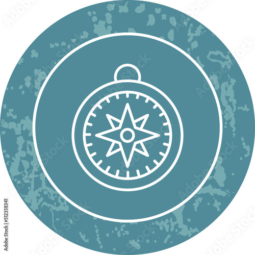 Unique Line Round Circle Icon