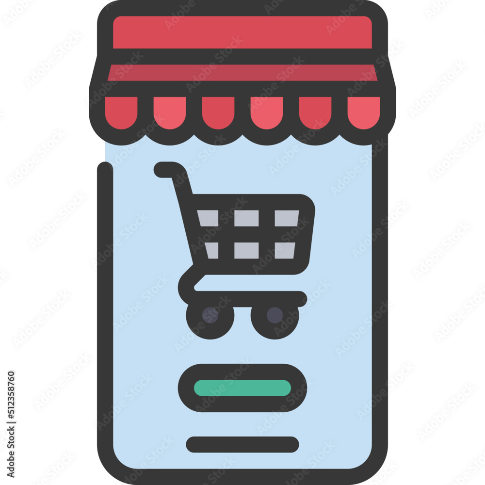 Mobile Phone Store Icon Mobile Phone Store Icon