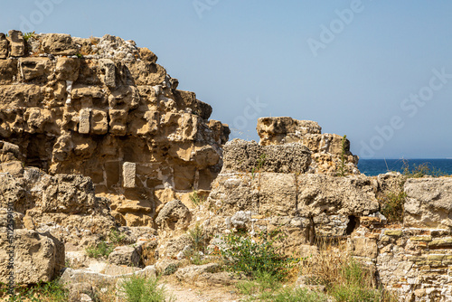Salmis ruins in Northern Cyprus on a sunny summers day