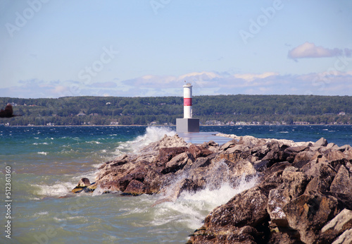 lighthouse on the coast