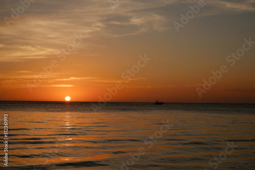 sunset at the beach