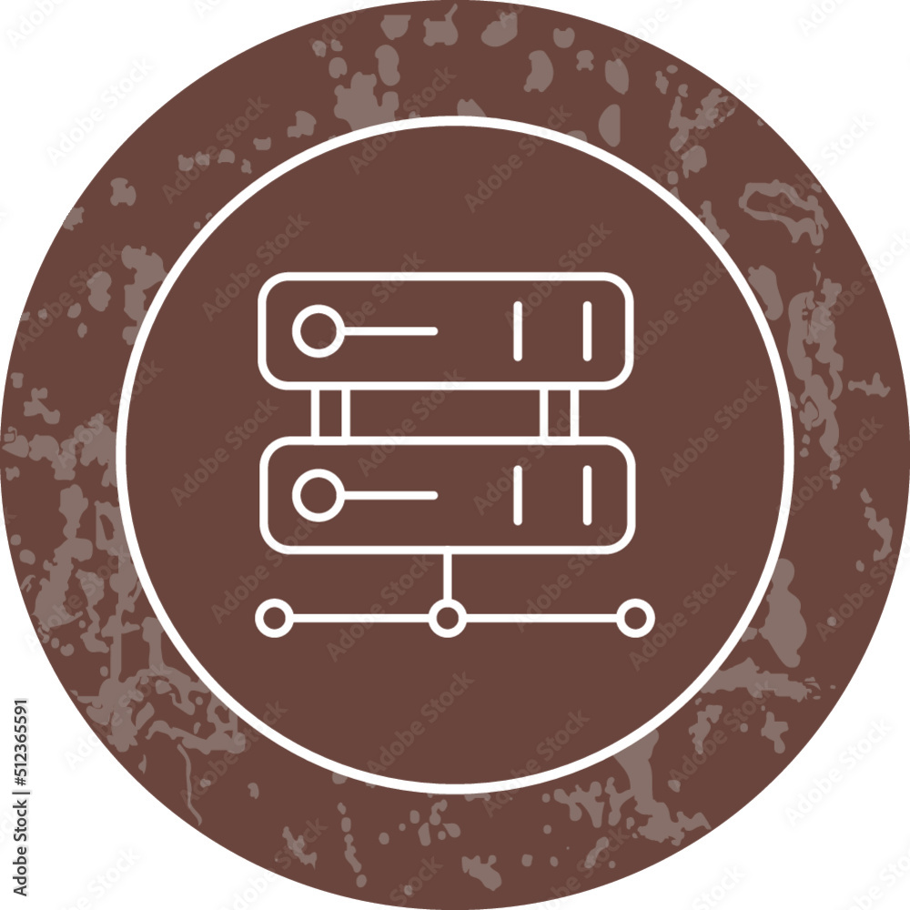 Unique Line Round Circle Icon Unique Line Round Circle Icon