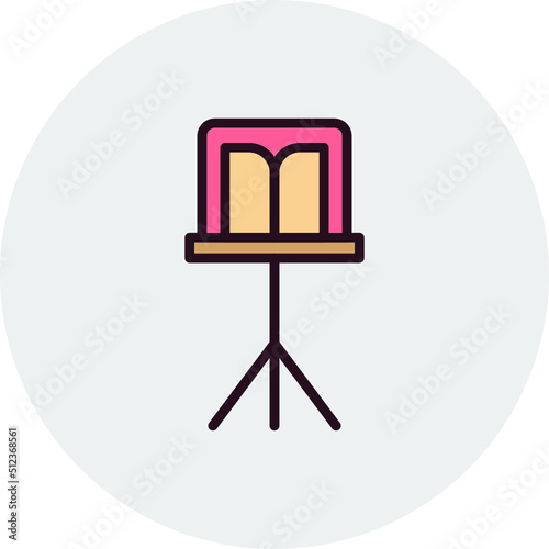 Music Stand Icon