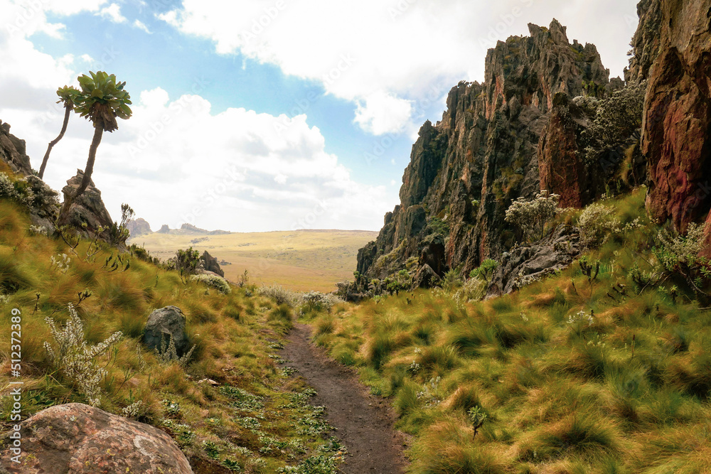 Kenya Rocks Rock formations at the Dragons Teeth, Ol Doinyo Lesatima in the ...