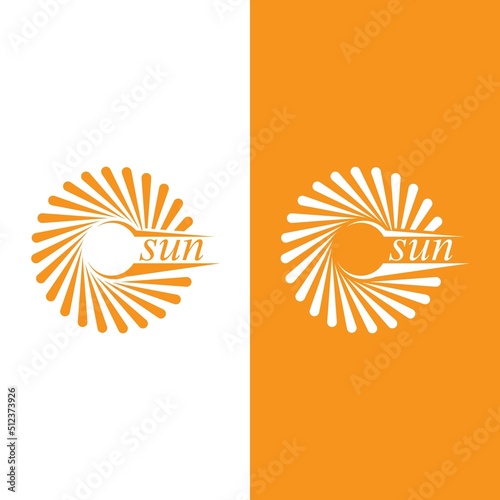 Sun Vector illustration Icon