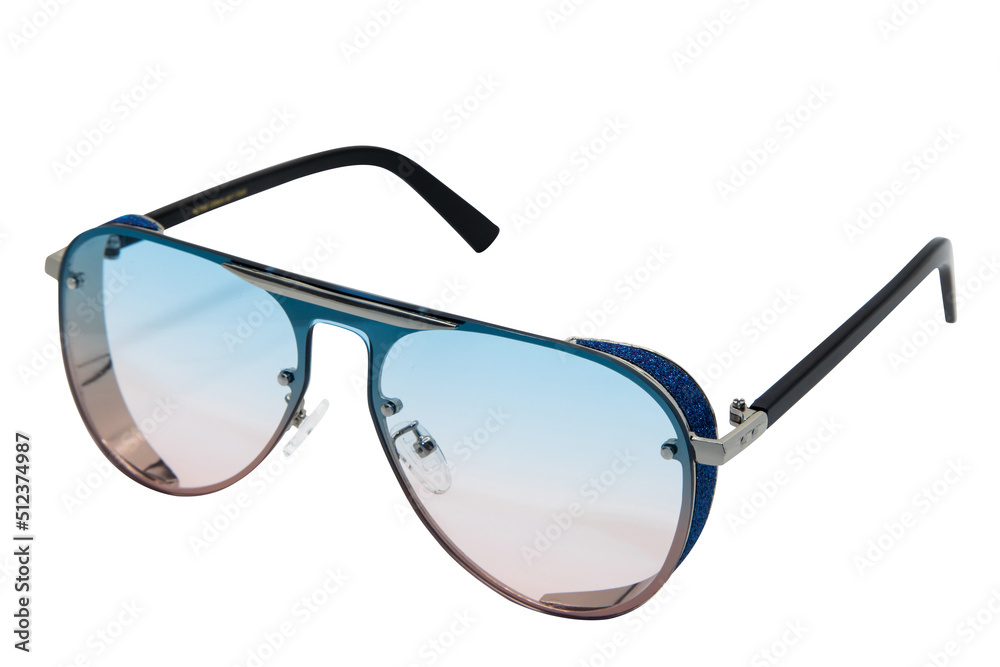 WOMENS OVERSIZED SUNGLASSES LIGHT BLUE AVIATOR GRADIENT FLAT TOP LENS WITH BLUE GLITTER SIDE SHEILDS TOP FRONT VIEW WOMENS OVERSIZED SUNGLASSES LIGHT BLUE AVIATOR GRADIENT FLAT TOP LENS WITH BLUE GLITTER SIDE SHEILDS TOP FRONT VIEW