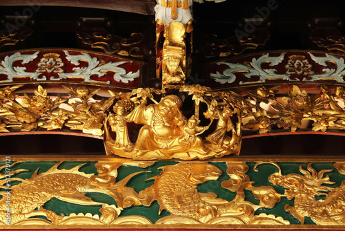 Gold-Painted Wood Carvings 3
